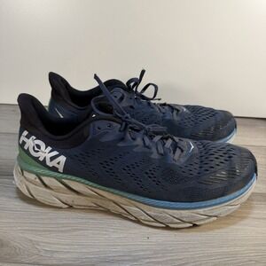 Hoka One One Clifton 7 Men's Size 12.5 Running Shoes Blue 1110308